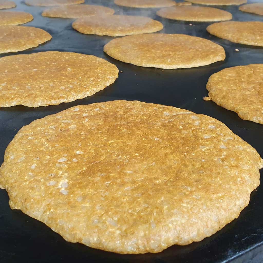 Freshly Baked Gluten Free Staffordshire Oatcakes